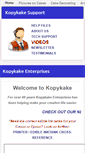 Mobile Screenshot of kopykake.com